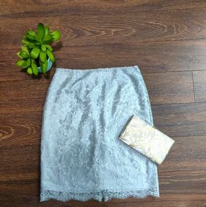 Talbot's Collection lace pencil skirt